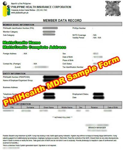 4 Ways to Get PhilHealth MDR – MattsCradle.